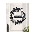 Karbonsoft Hoşgeldiniz Yazılı Kapı Duvar Ahşap Süsü 30 X 30 Cm