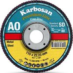Karbosan 115 mm 100 Alüminyum Oksit Flap Disk Zımpara