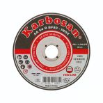Karbosan 910380 Paslanmaz Çelik Inox 115x1.0x22.23 mm 25'li Paket Kesme Diski