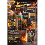 Karcamp Pürmüz Seti Kamp Gazlı Torch Çakmak Otomatik Ateşlemeli 1300°C Çok Amaçlı Mutfak Kamp Kaynak Pürmüz Seti Kartuşlu