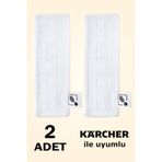Karcher Buharlı Temizlik Makinesi Sc Easyfix Serisi Uyumlu Yer Başlığı Mop Bezi 2 Adet