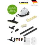Karcher Hijyenik Kaliteli Yaşam buharlı Temizleyici Sc 2 Easyfix Full-Set+Cam Başlığı 21 Parça Temizlik Seti +Tüy&Tiftik toplama Makinesi