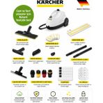 Karcher Hijyenik Kaliteli Yaşam Buharlı Temizleyici Sc 2 Easyfix Full-Set+Cam Başlığı 21 Parça Temizlik Seti