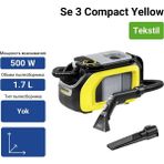 Karcher Kärcher Se 3 Compact Yellow 500 W Yatay Halı Yıkama Makinesi Düşük Nem Kalıntısı ile Profesyonel Temizlik - Sarı