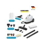 Karcher Kst 2 Plus Set 1500W 3.2 Bar Yüksek Basınçlı Buharlı Temizlik Makinesi + Mikrofiber Bez Seti - Beyaz Ev ve Ofis Tipi Hijyenik Zemin Temizleyici - Kimyasalsız %99.99 Bakteri Öldürücü Etkili