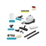 Karcher Kst 2 Pro Set 1500W 3.2 Bar Yüksek Basınçlı Buharlı Temizlik Makinesi- Beyaz Ev ve Ofis Tipi Hijyenik Zemin Temizleyici - Kimyasalsız Temizlik %99.99 Bakteri Öldürücü Etkili