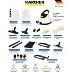Karcher Sc 2 Deluxe Full Set Evde Bebekli Aileler Için Güvenli Temizlik – Yağ, Kir ve Bakterileri Buharla Anında Yok Eden Pratik Çözüm