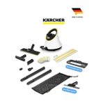 Karcher Sc 2 Deluxe Home Kit,fayans, Cam ve Sert Zeminler Için Hızlı Isınan, Güçlü Buharlı Temizleyici – Doğal, Ekonomik ve Etkili Hijyen