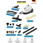 Karcher Sc 2 Easyfix Plus Set Sarı 1500W 3.2 Bar Buharlı Temizlik Makinesi - Zemin ve Yüzey Temizliği Için Tam Set - Ergonomik Easyfix Zemin Başlığı ve Mikrofiber Bez Dahil -Buharlı Temizleyici