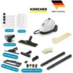 Karcher Sc 2 Easyfix Profesyonel Max Set 1500W 3.2 Bar Buharlı Temizlik Makinesi - Zemin Ve Yüzey Temizliği Için Tam Set - Ergonomik Easyfix Zemin Başlığı Ve