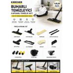 Karcher Sc 2 Easyfix Profesyonel Set 1500W 3.2 Bar Buharlı Temizlik Makinesi - Zemin ve Yüzey Temizliği Için Tam Set - Ergonomik Easyfix Zemin Başlıklı Buharlı Temizleyici