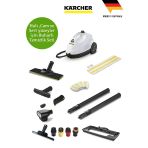 Karcher Sc 2 Easyfix Super Kit Buharlı Temizlik 1500W 3.2 Bar Cam Başlığı Yedek Temizlik Seti Halı Sert Zemin Kimyasalsız Hijyenik Hızlı Isı