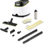 Karcher SC 3 Deluxe EasyFix 1900W Buharlı Temizlik Makinesi – Zemin Nozulu, Mikrofiber Bez ve Kireç Önleyici Kartuş ile Çok Amaçlı Ev ve Zemin Temizliği