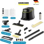 Karcher Sc 3 Deluxe Easyfix Profesyonel Max Set 1900W 3.5 Bar Hızlı Isınan Buharlı Temizlik Makinesi - LED Göstergeli Sürekli Doldurulabilir Su Tankı - Kimyasalsız %99.99 Bakteri Öldürücü Etkili - Beyaz