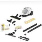 Karcher Sc 4 Easyfix + Cam Temizleme Aparatı+ Halı Başlığı+ 15 Adet Mikrofiber Bez - Beyaz