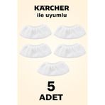 Karcher Sc4 Easyfix Uyumlu 5 Adet El Aparatı Mop Bezi