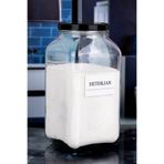 Karçiçeği Home Dekoratif Deterjan Kavanozu Cam 3000 Ml Siyah Metal Kapaklı (tr)