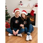 Kardan Adam Unisex Sweatshirt (50, Siyah, M)