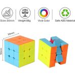 Kardelen 3X3X3 Rubik-Zeka Küpü - Renkli