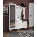 Kardelen 9 Bölmeli Aynalı Portmanto 180 x 125