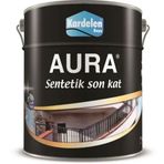 Kardelen Aura Siyah 900 gr Sentetik Son Kat Yağlı Boya