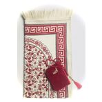 Kardelen Bordo Seccade Set