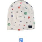 Kardelen Butik Denizli %100 Cotton Çift Kat Erkek Bebek Penye Bere ( 0-18 Ay ) - 1NL-Krem - 0 - 18 Ay