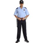 Kardelen İş Elbiseleri Doruk Gabardin Klasik Flato Cepli Erkek Güvenlik Görevlisi Pantolon - Siyah - 44