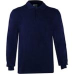 Kardelen İş Elbiseleri Polo Yaka Uzun Kollu T-Shirt - Bordo