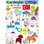 Kardeşler Çiftlik 2,5 Metre Dev Boyama Kağıdı | Doğum Günü Özel Eğitici Aktivite Hediyesi - Çok Renkli