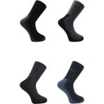 Kardeşler Çorap Erkek Lambswool Termal Yün Kışlık Havlu Kalın Çok Renkli Çorap 4'lü Paket - 40 - 46