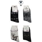 Kardeşler Çorap Kadın Lambswool Yün Kışlık Kalın Soket Çorap 4'Lü Paket - 36 - 40 - Renkli