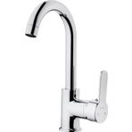 Kare Banyo Delta Mix Kısa Kuğu Lavabo Bataryası