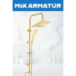 Kare Gold Duş Seti 1.sınıf - Altın