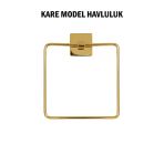 Kare Havluluk Gold Renk