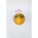Kare Home Bambu Kapaklı Vakumlu Büyük Boy Cam Kavanoz Seti (1300 Ml) Limon Detaylı