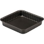 Kare Kek Kalıbı 24CM, Siyah, Dayanıklı ve Kullanışlı, Güzel Sunumlar Için Ideal - Seçenek 1 - Ahşap
