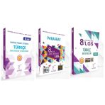 Kare Kök Yayınları Lgs 8.Sınıf Türkçe Mps Konu Anlatım + Paragraf Soru Bankası + Türkçe 20'Li Deneme Kitabı