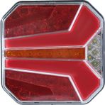 Kare Neon Hamburger Stop Lambası 6 Fonksiyonlu 24 Volt