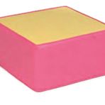 KARE PUF SUNİ DERİ 25 CM (50X50)