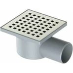 Kare Yandan Çıkışlı Yer Süzgeci 10X10 50MM Gider Süzgeci
