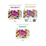 Karekök Yayınları Karekök 8.sınıf Matematik-fen Bilimleri-paragraf Soru Bankası Seti (Çok Renkli)