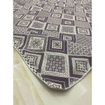 Kareli Model Halı Örtüsü Çift Yönlü Dokuma Savan Kilim - 300 x 400 cm - Lila