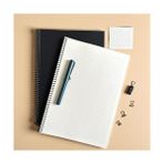 Kareli Spiralli Not Defter, A4 Boyut (21X29,7 Cm), 60 Yaprak, 90GR. Ivory Kağıt, Ofis Için Ideal (Siyah Kapak) - Standart