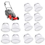 KARELLS 12 x Karbüratör Astar Pompası, Ampüller Astar Ampul, Benzinli Astar Ampul Karbüratör Yağı, Karbüratör Pompası Karbüratör Astar Yedek Ampul Şeffaf Yağ Kupası Blower Parçaları (19 mm + 22 mm)