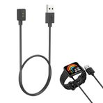 KARELLS Manyetik USB şarj kablosu akıllı saat, Watch 2 Lite, Redmi Watch2/3/Clock 2/Smart Band Pro ile uyumlu, Xiaomi Band7 Pro/Poco Watch/Watch Lite2, saat için 1 m USB şarj kablosu, siyah
