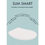 Karen Banyo Slim Smart Thermoplast Yavaş Kapanan Klozet Kapağı 0302