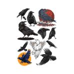 Karga Sticker Set-1 11 Parça Telefon, Tablet, Defter, Laptop Sticker