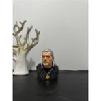 Karga Works The Witcher Rivialı Geralt Büst Figür 10CM Boyalı - The Witcher Geralt Of Rivia