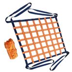 Kargo Ağı, Ağır Hizmet Kargo Sling Net Naylon Kamyon Bölmesi Kargo Ağı Düz Polyester Kaldırma Çantası Malzeme Taşıma Kemerleri Motosiklet Bungee Kargo Yükü 0.3 3.5Ton 1.5 X 1.5M/Mesh 10cm/Lo